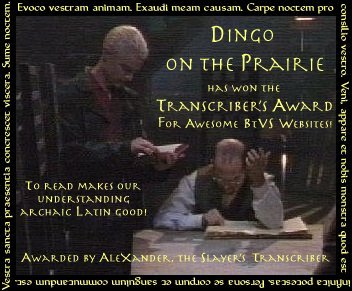 The
Transcriber's Award